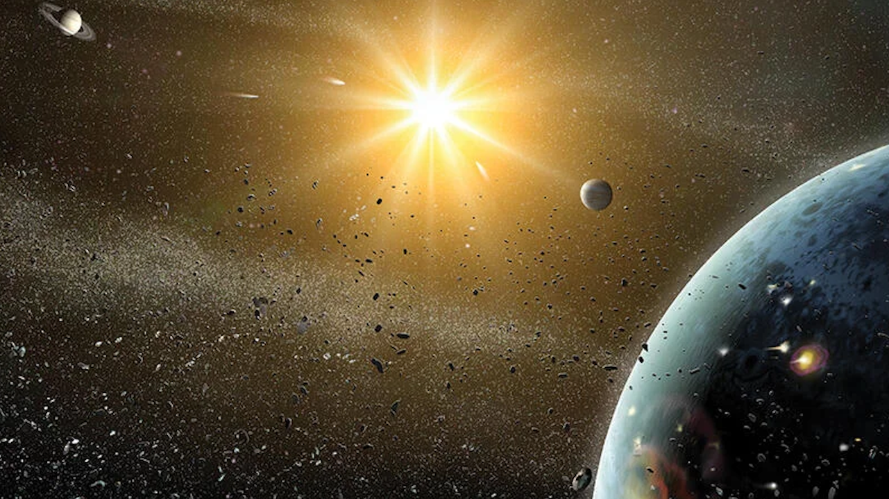 Giant planets in another star system