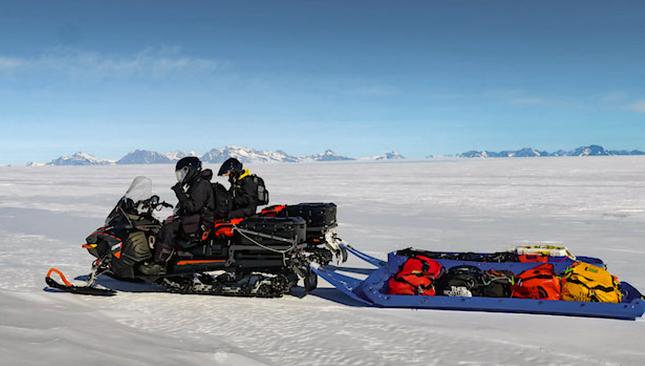 Making The Traverse From Novolazarevskaya Station to Lake Untersee in 2022 -- Dale Andersen