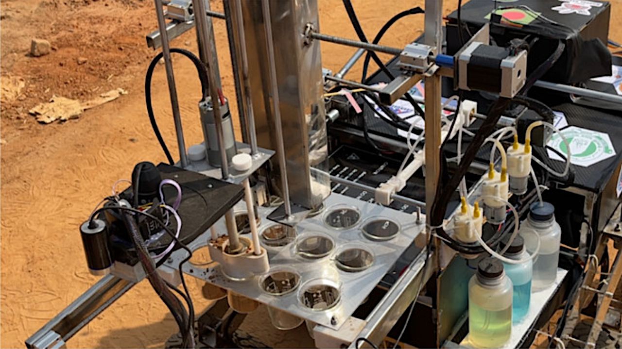 Setup of test methods. Onboard sample analysis in the developed subsystem. -- Scientific Reports via PubMed