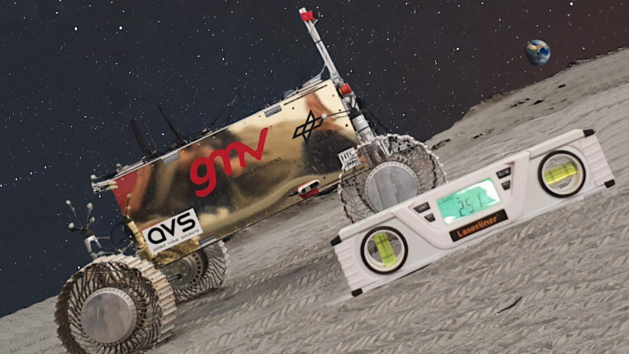 Conceptual image of EMRS on a crater slope of 25º -- astro-ph.EP