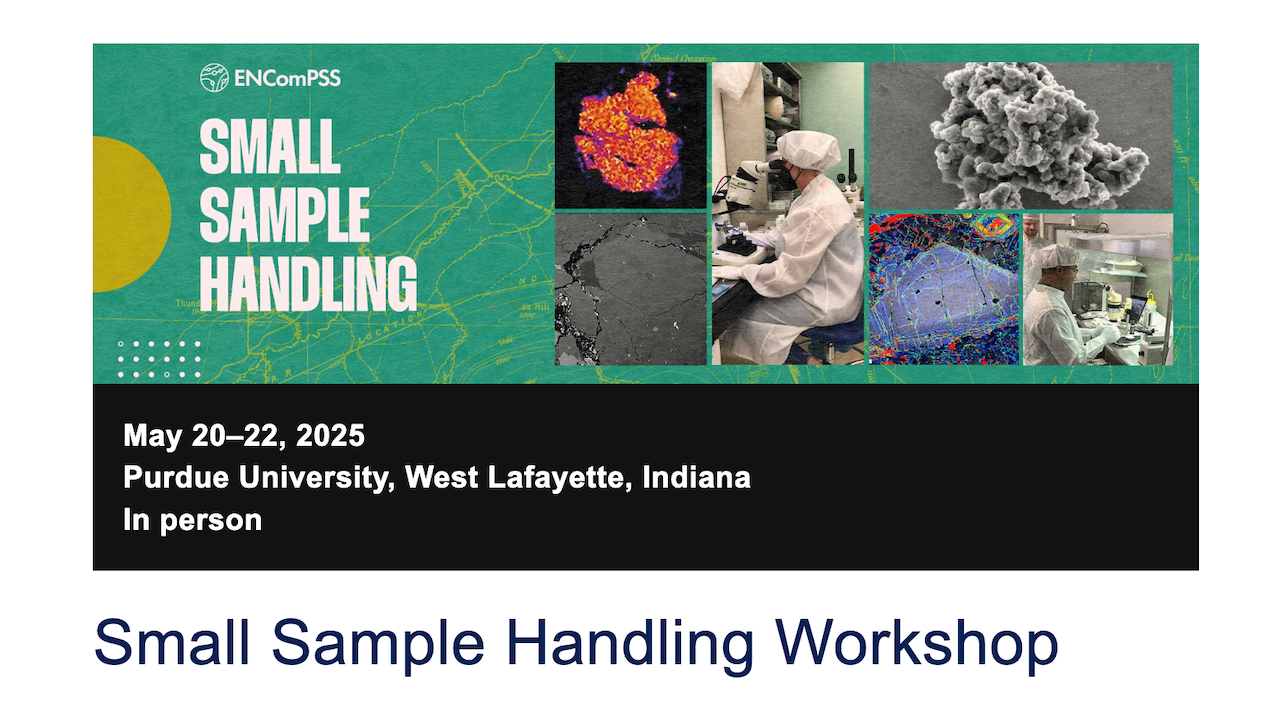 Small Sample Handling Workshop