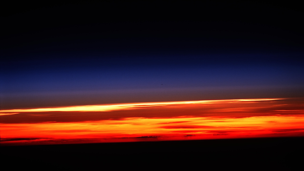 Earth's limb as seen from space. Photo ISS001-421-24 3 March 2001 Larger image -- NASA
