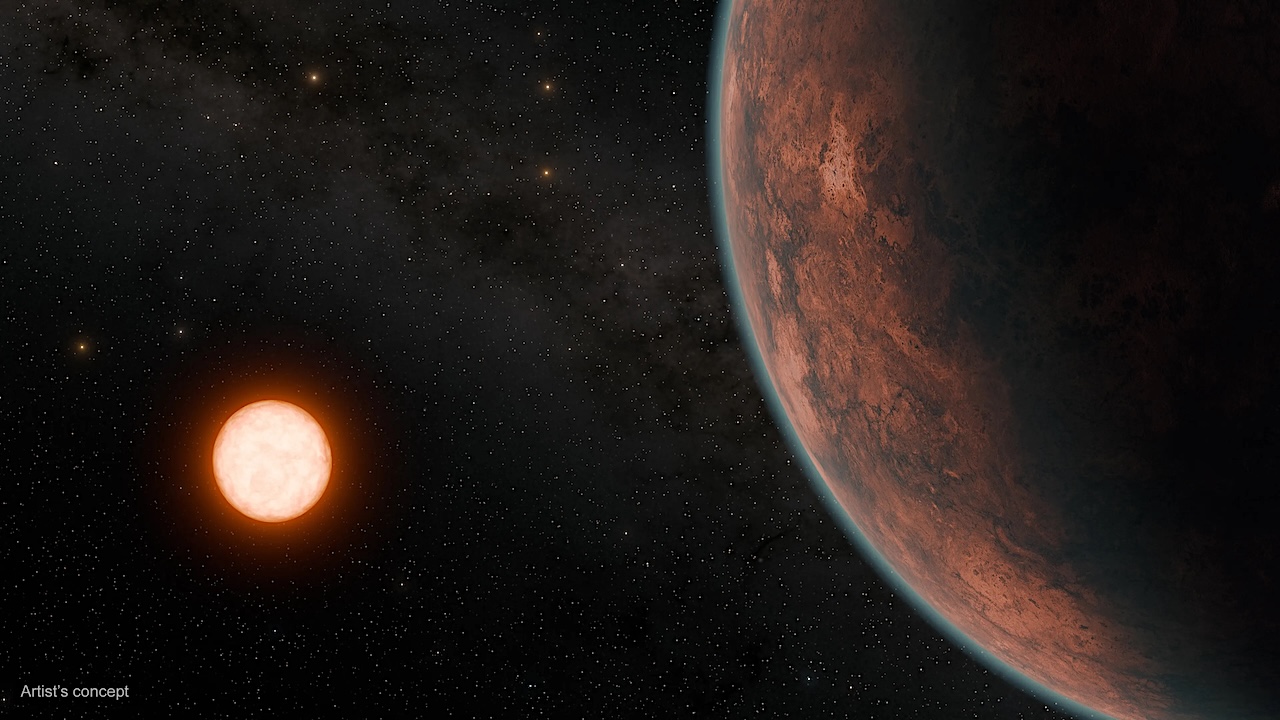 Terrestrial planet with thin atmosphere -- NASA