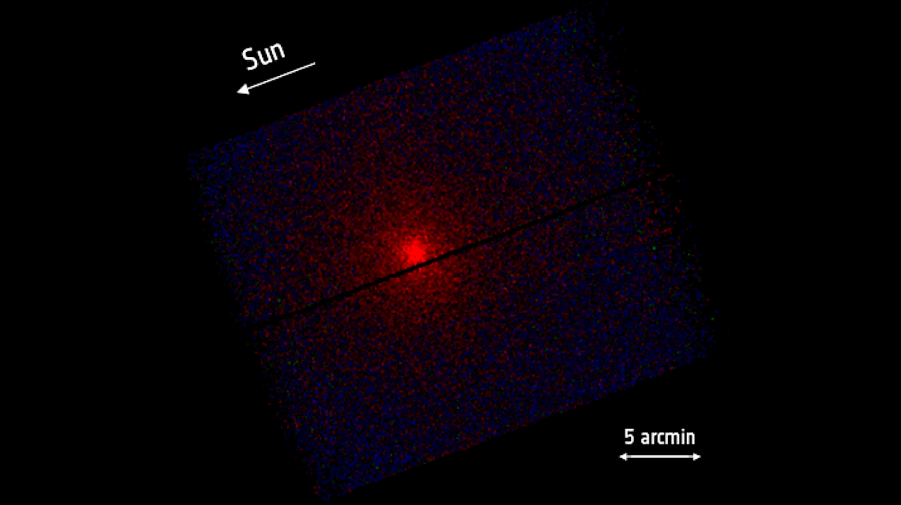 XMM-Newton observed the comet with its European Photon Imaging Camera (EPIC)-pn camera ESA/XMM-Newton/C. Lisse, S. Cabot & the XMM ISO Team larger image