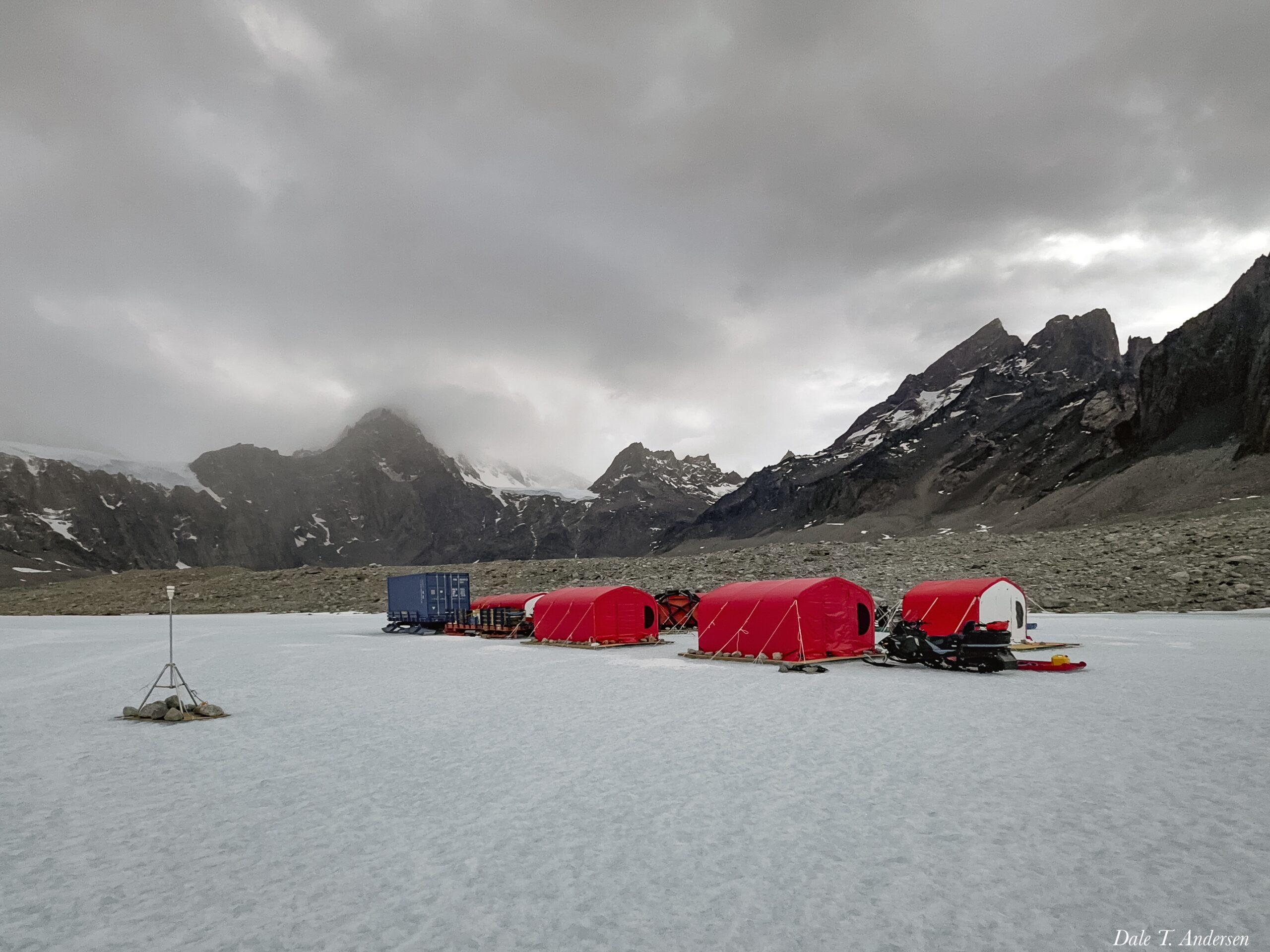 Lake Untersee Base Camp on 1 February 2026 -- Dale Andersen