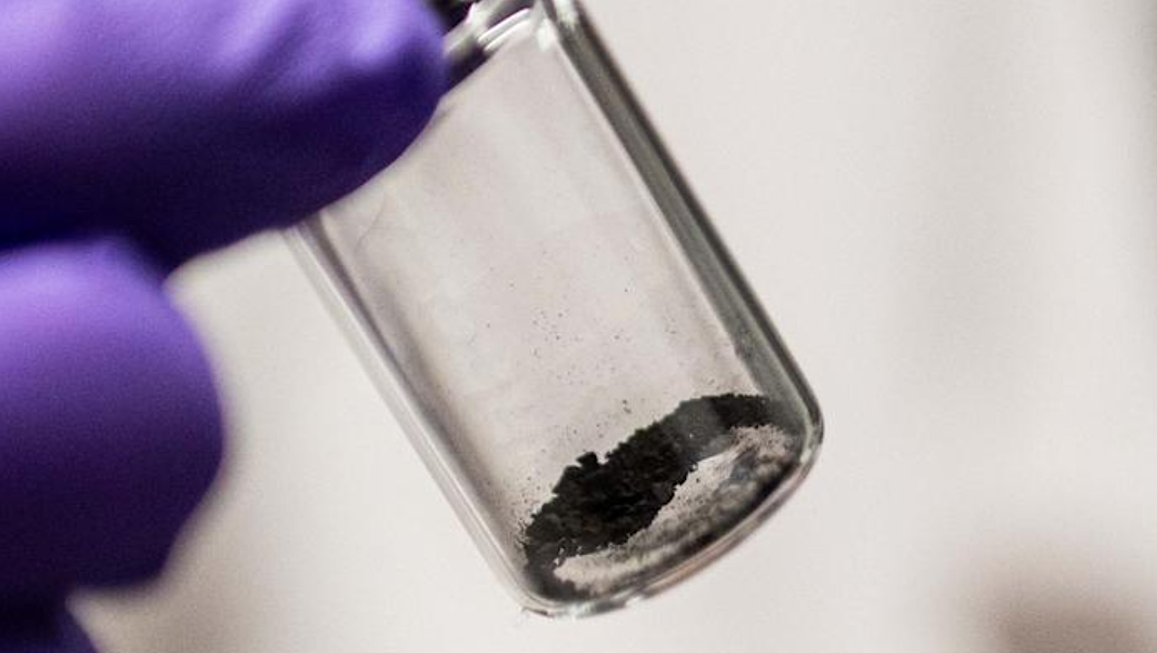 Analyzing a precious bit of space dust no bigger than a teaspoon, the Penn State team used custom instruments capable of measuring isotopes, slight variations in the mass of atoms. Credit Jaydyn Isiminger / Penn State