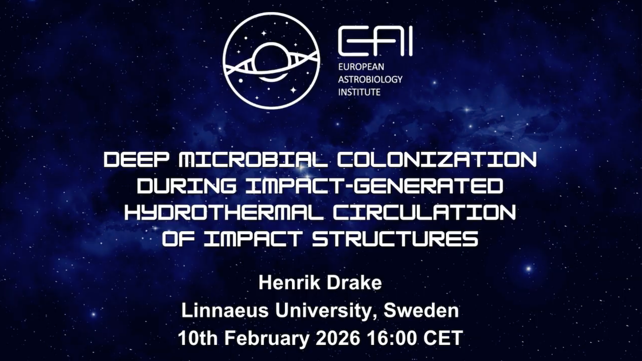 EAI Seminar: Deep microbial Colonization During Impact-generated Hydrothermal Circulation Of Impact Structures (Video)
