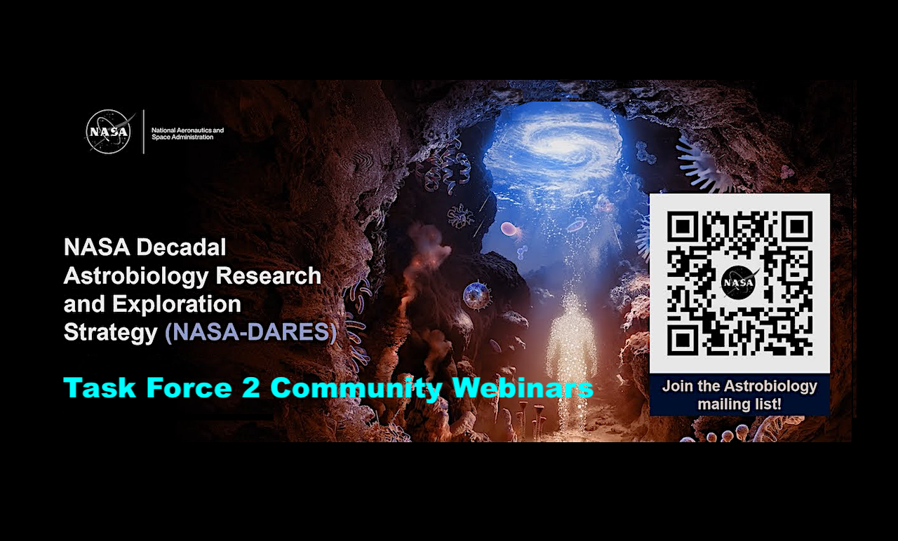 NASA-DARES Task Force 2 Community Webinars