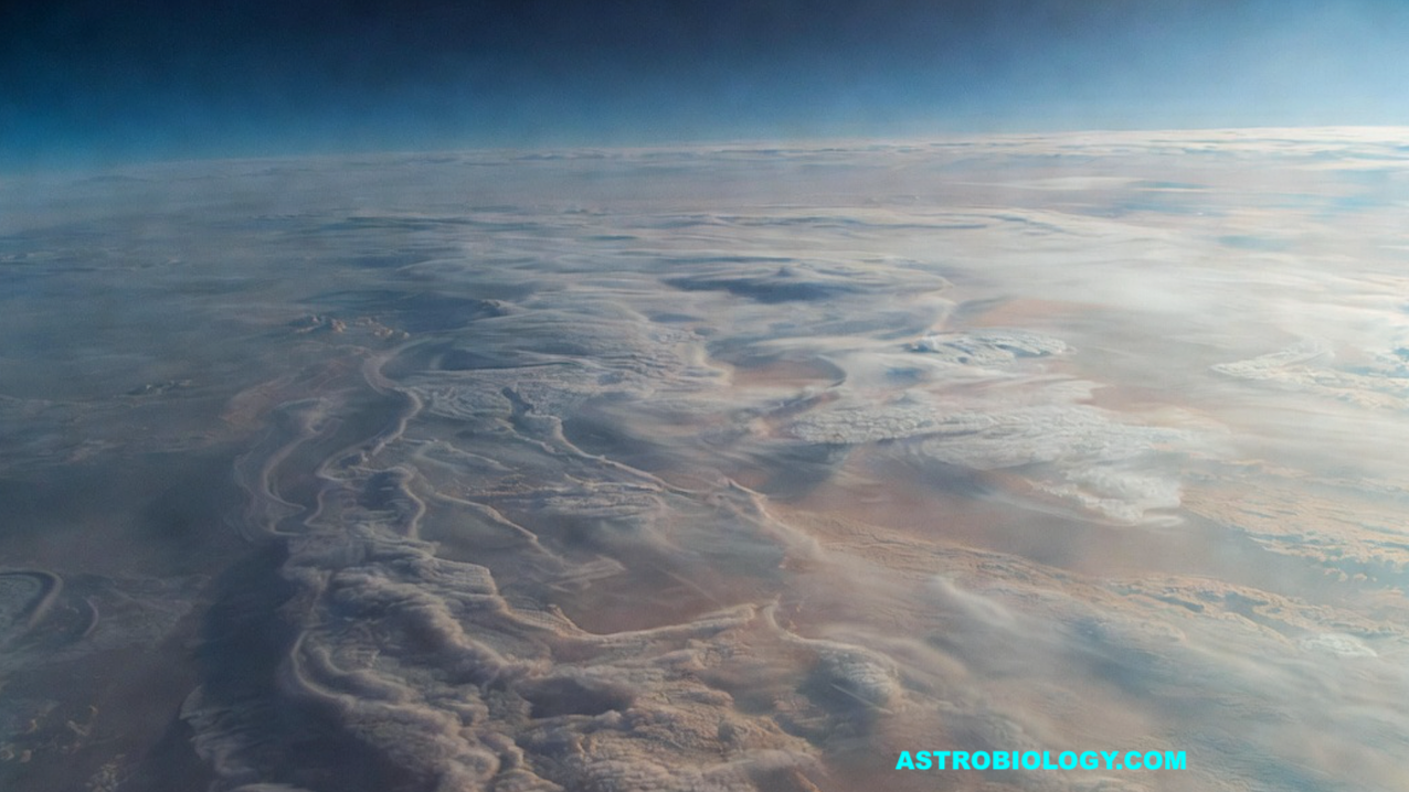 The atmosphere of an exoplanet - Grok via Astrobiology.com