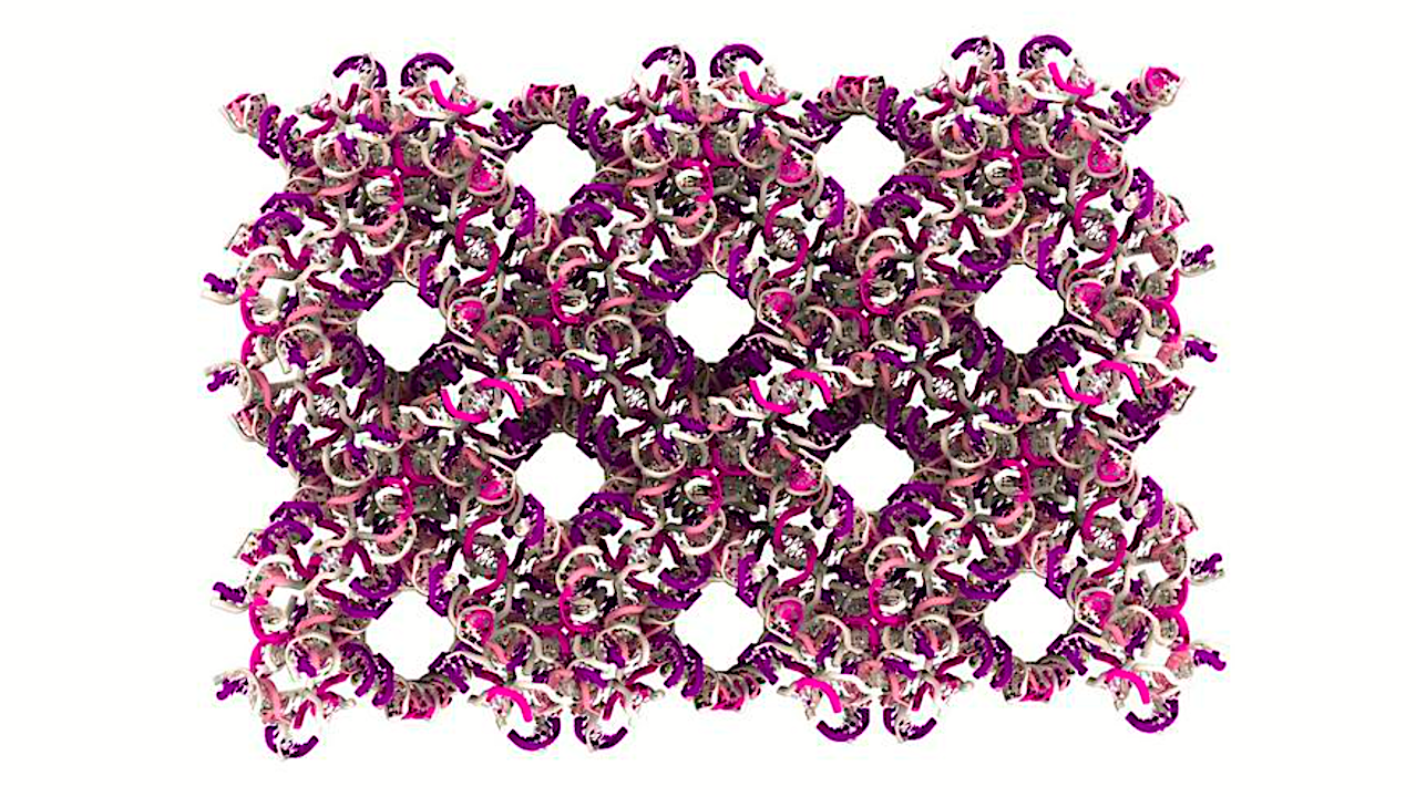 Complex DNA architectures are obtained by stacking triangular units, much like well-placed bricks without mortar. Credit Simon Vecchioni